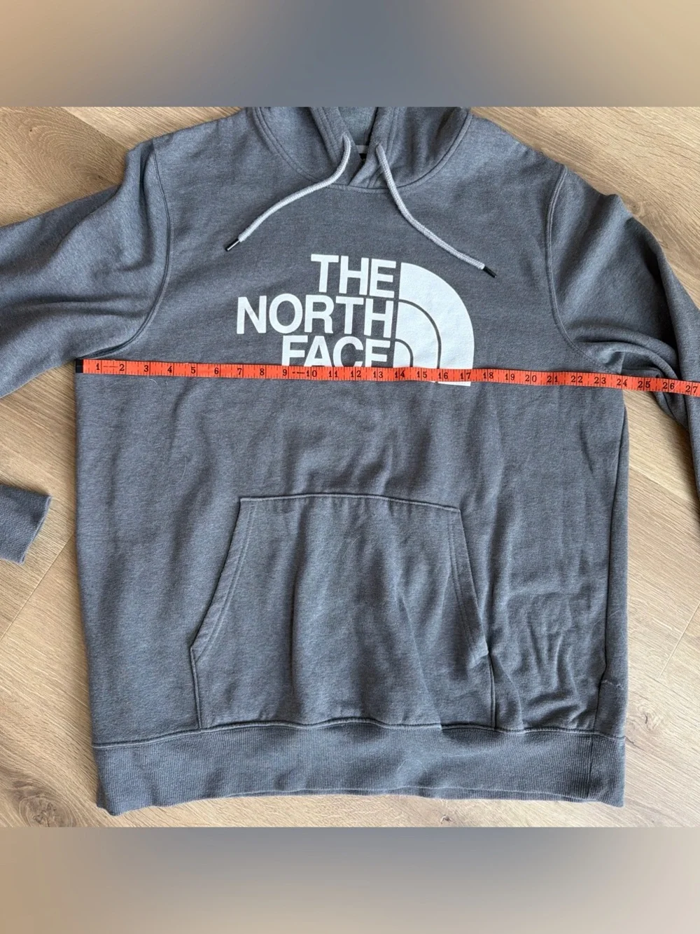 The North Face Men's Charcoal Gray Logo Hoodie